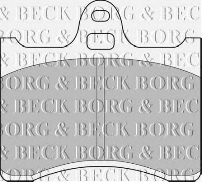 BORG & BECK bbp1538 -  Комплект тормозных колодок, дисковый тормоз
